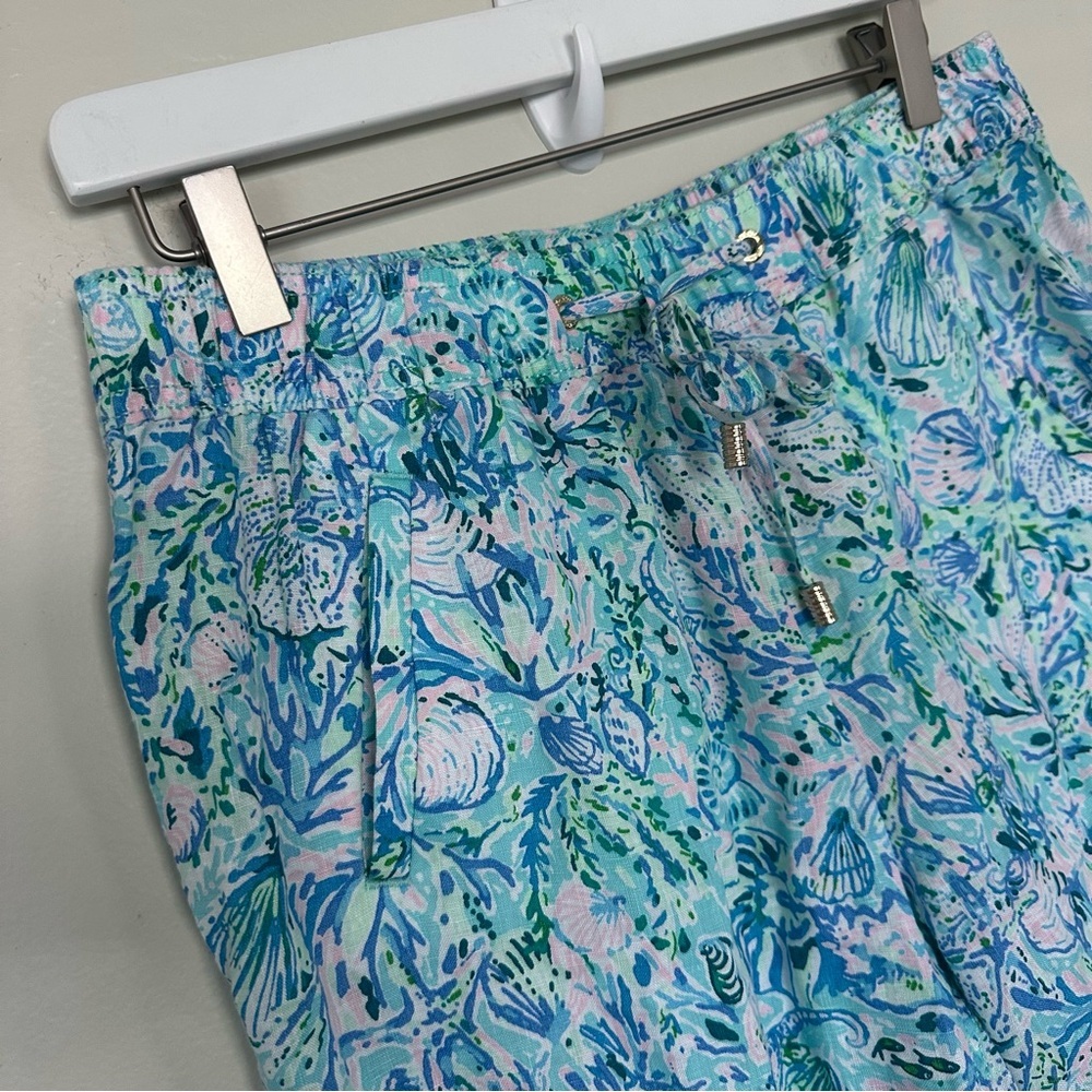 Lilly Pulitzer Taron Linen Pants Size‎ Small - Picture 3 of 10